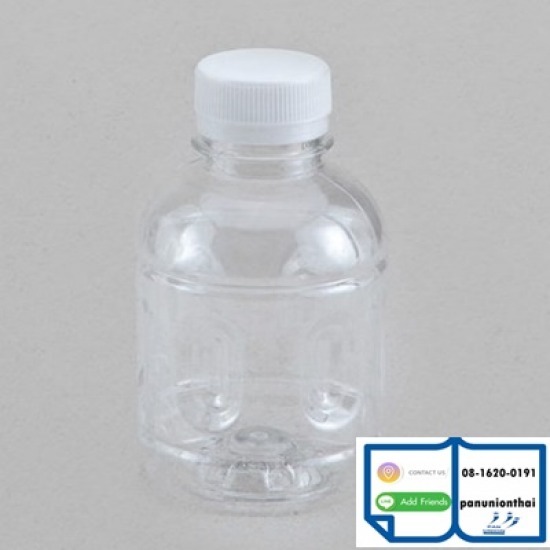 ขวดกลมปุ๊กลุก PET 220 cc - ขายส่งบรรจุภัณฑ์พลาสติก แพน ยูเนียน